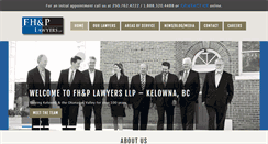 Desktop Screenshot of fhplawyers.com
